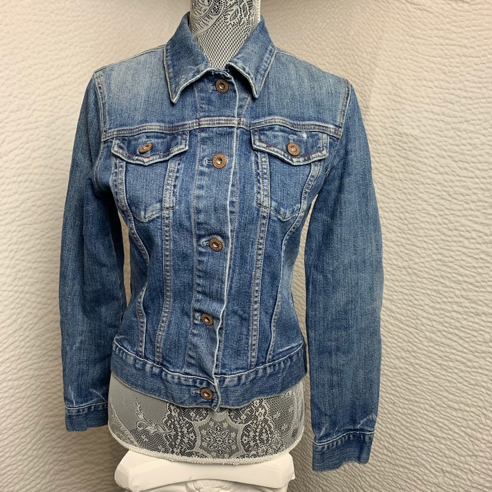Gap Stretch Denim Jacket Size S